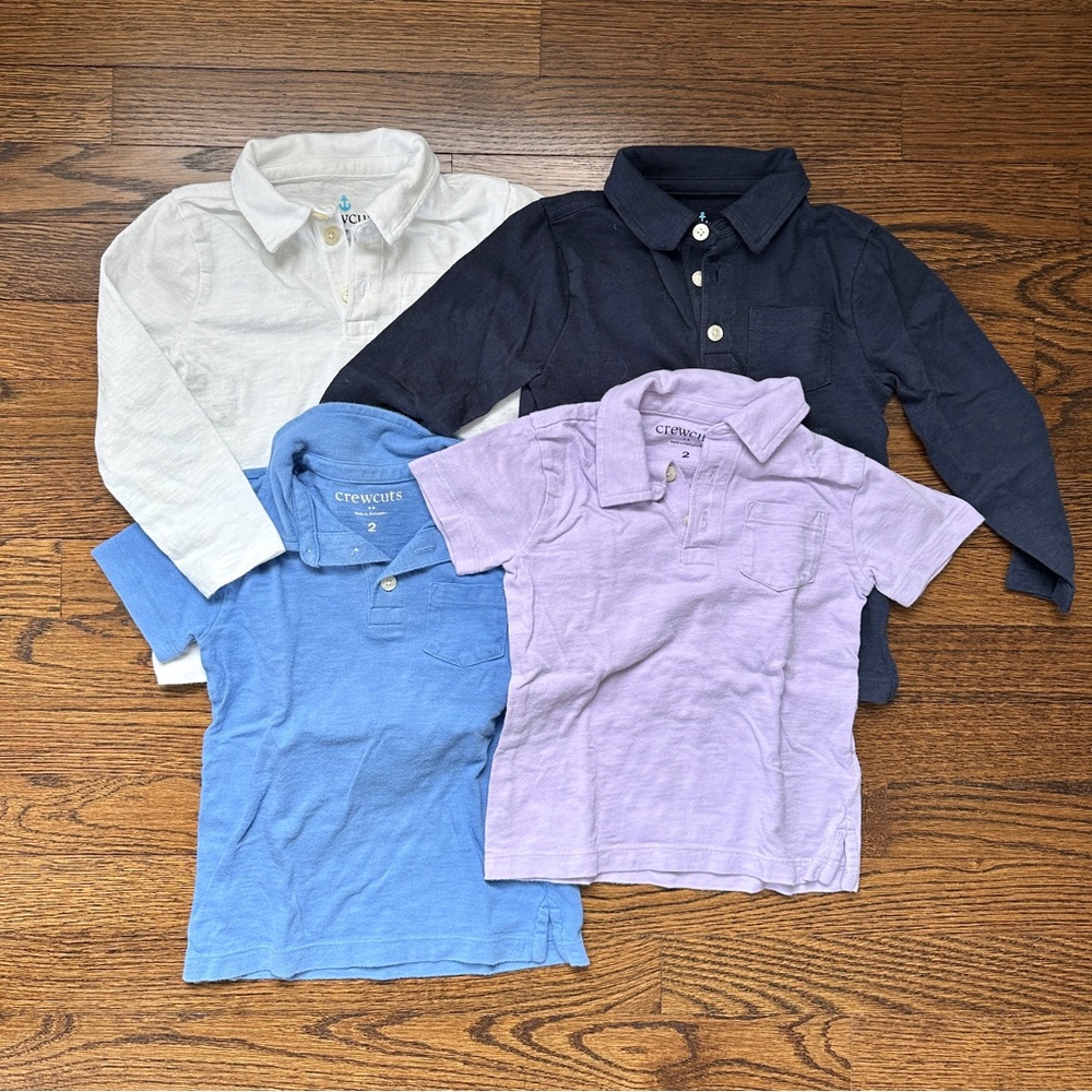 Set of Four - J. Crew Polo Shirts